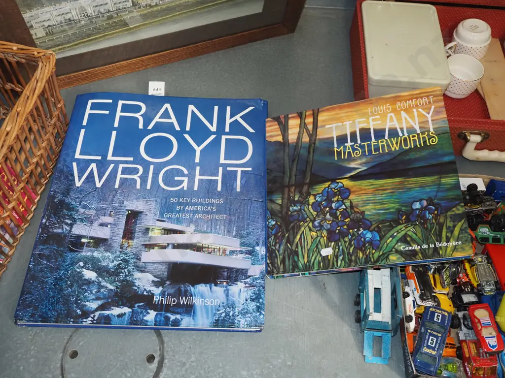 Frank Lloyd Wright and Tiffany books Image 1++