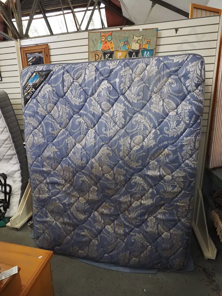 King Coil king bed base and mattress Image 1++