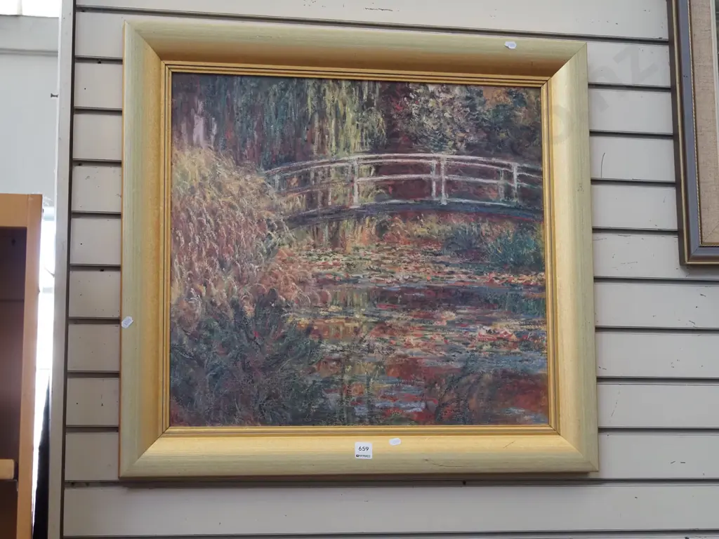 framed Monet print Image 1++