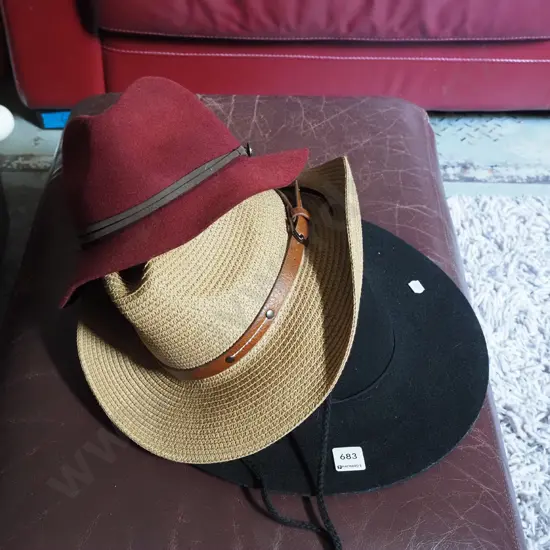 various hats