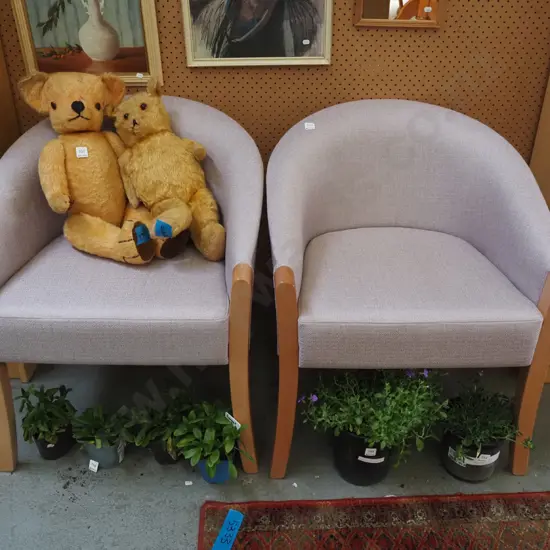 pair of as new Otago Furniture tub chairs