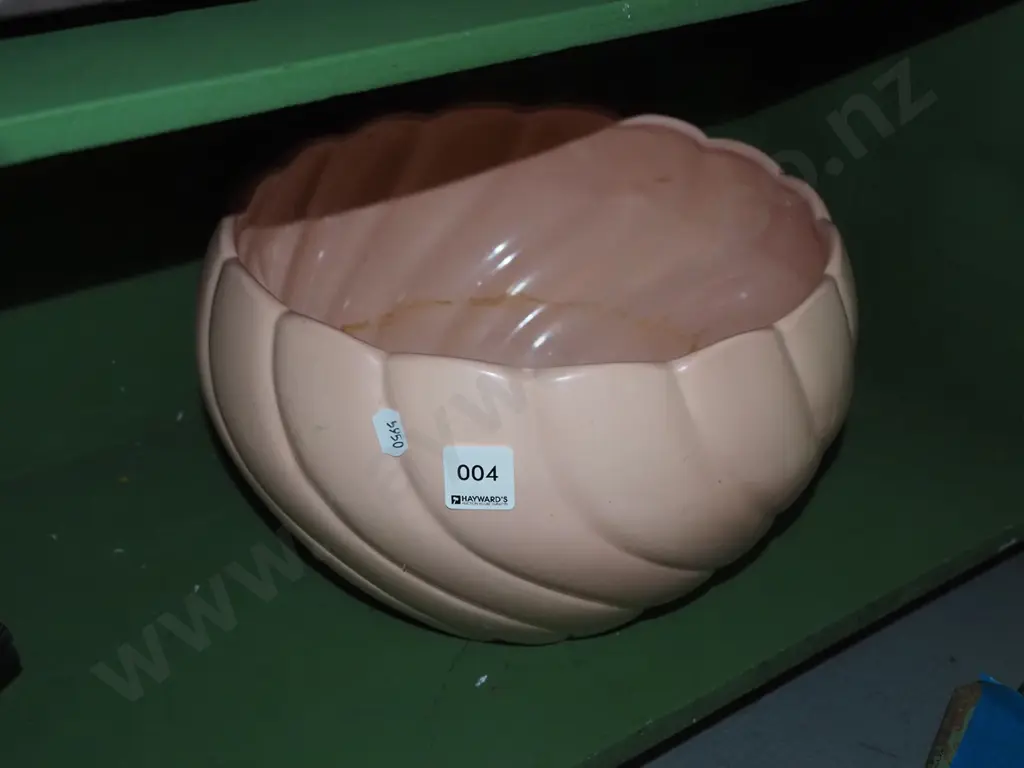 1980s pink ceramic jardiniere H190 Image 1++