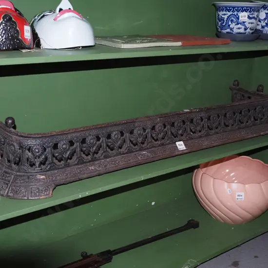 Victorian cast iron fire surround L930