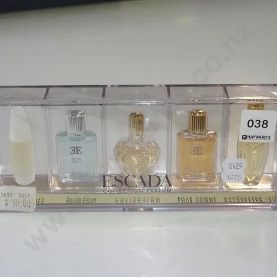 boxed Escada perfume collection