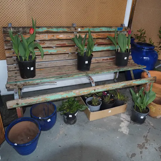 restorer's garden bench seat H860 W1530