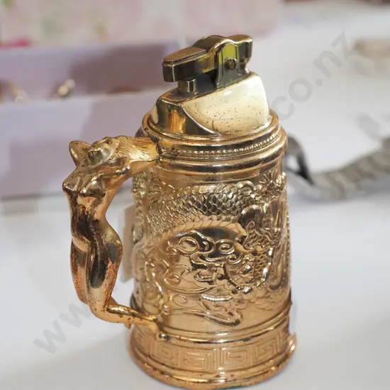 beer stein themed table lighter