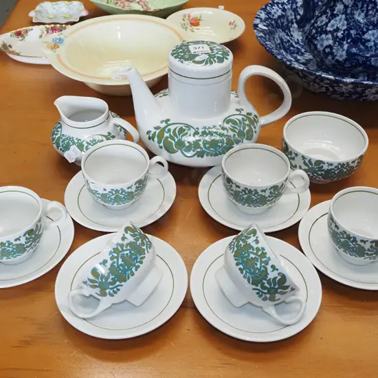 Ridgway Martinique 9 piece coffee set