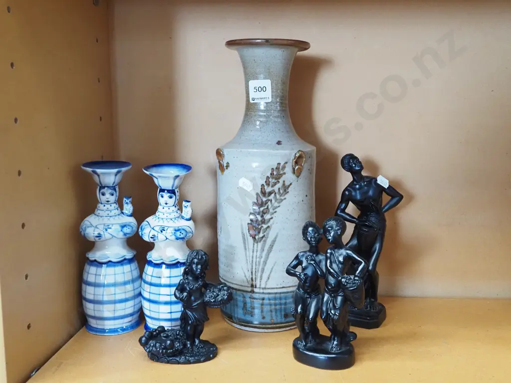pottery vase, figurines, figural candlesticks Vase H340 Image 1++
