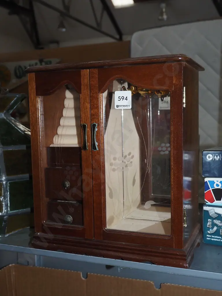 miniature jewellery cabinet H300 Image 1++
