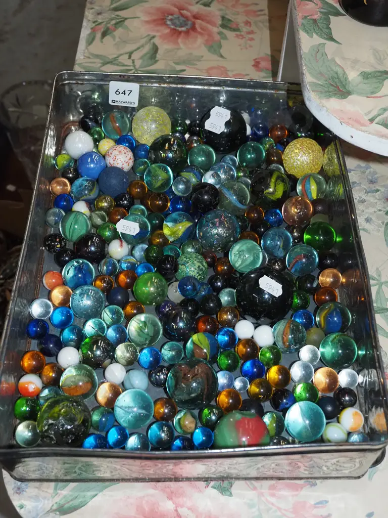tin of marbles Image 1++