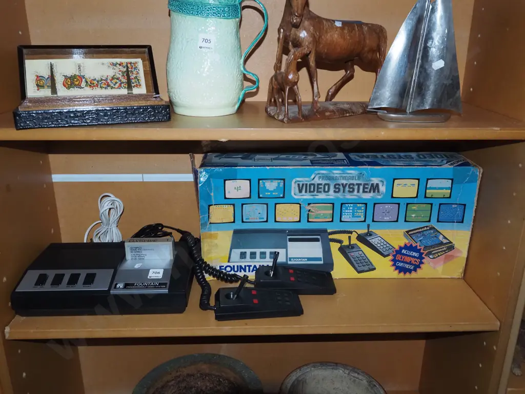 boxed Fountain video game and controllers  Image 1++