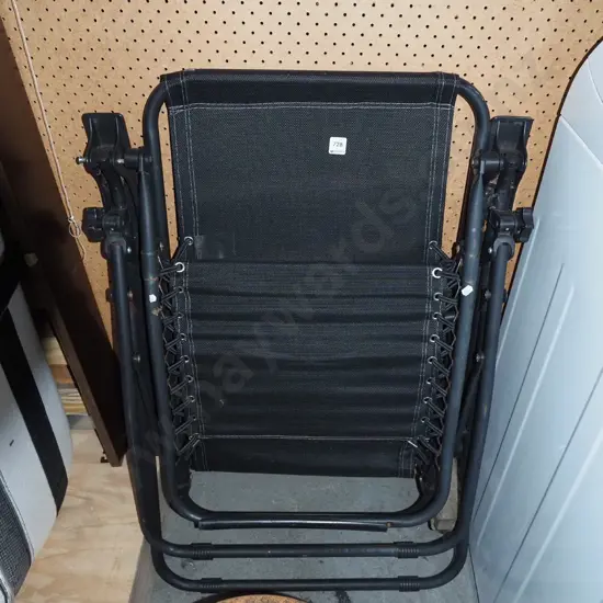 black sun lounger