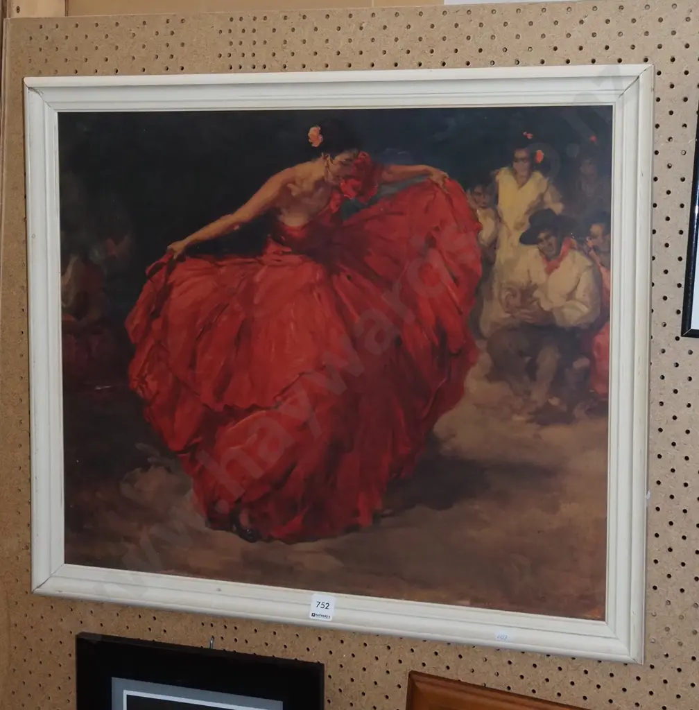 framed print - flamenco dancer Image 1++
