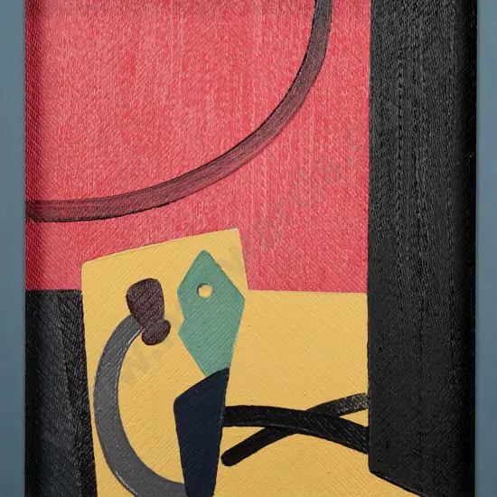 Eion Stevens 2005 - framed acrylic on board "Toast" H567 W468