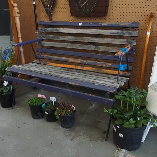 restorer's garden bench seat