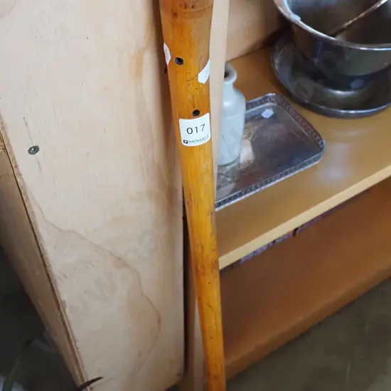 carved animal head walking stick