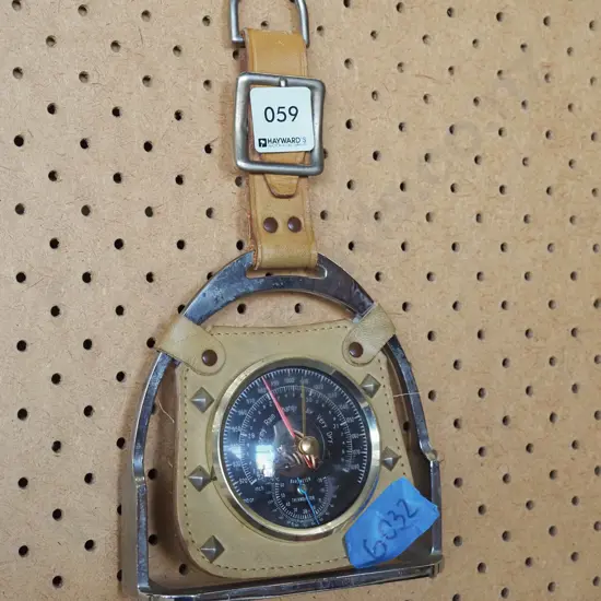 stirrup themed wall barometer