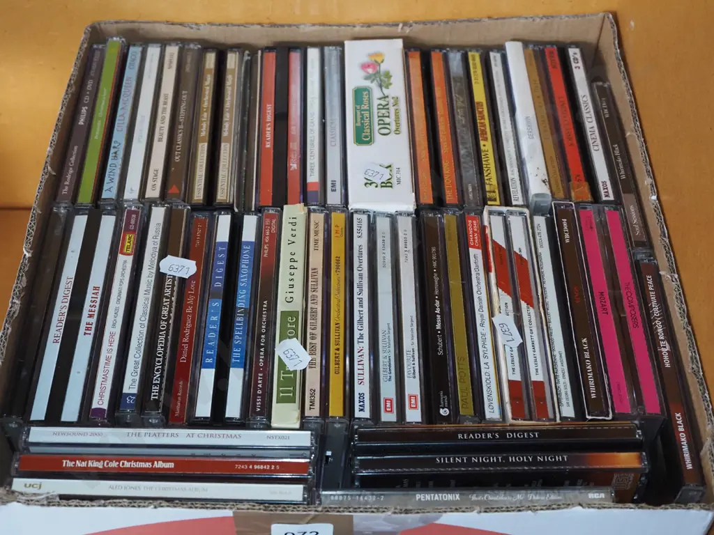 box of CDs Image 1++