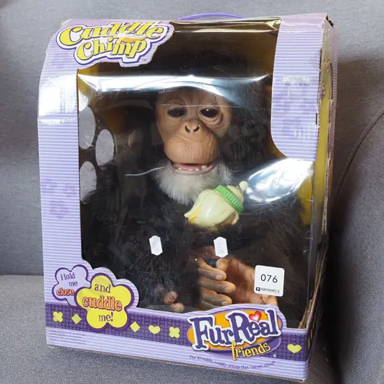 boxed as new FurReal Friends Cuddle Chimp
