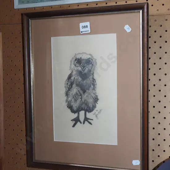 framed pencil - owlet