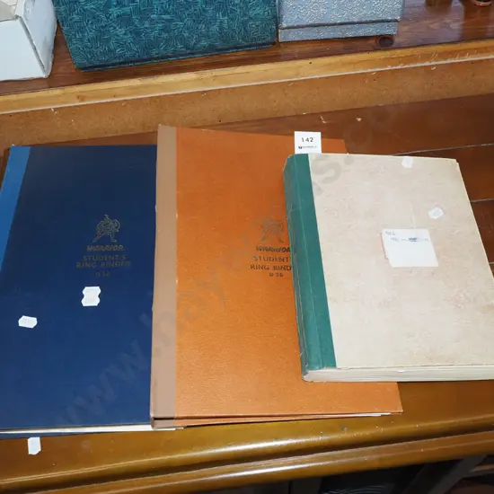 3x stamp albums