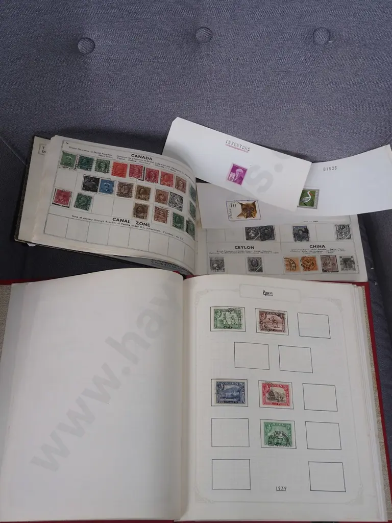 3x stamp albums Image 1++