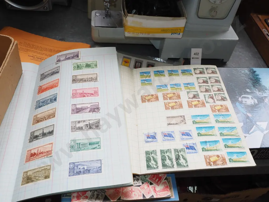 box; stamp albums, first day covers Image 1++