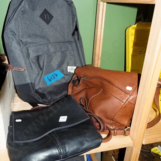 hand bags, backpack