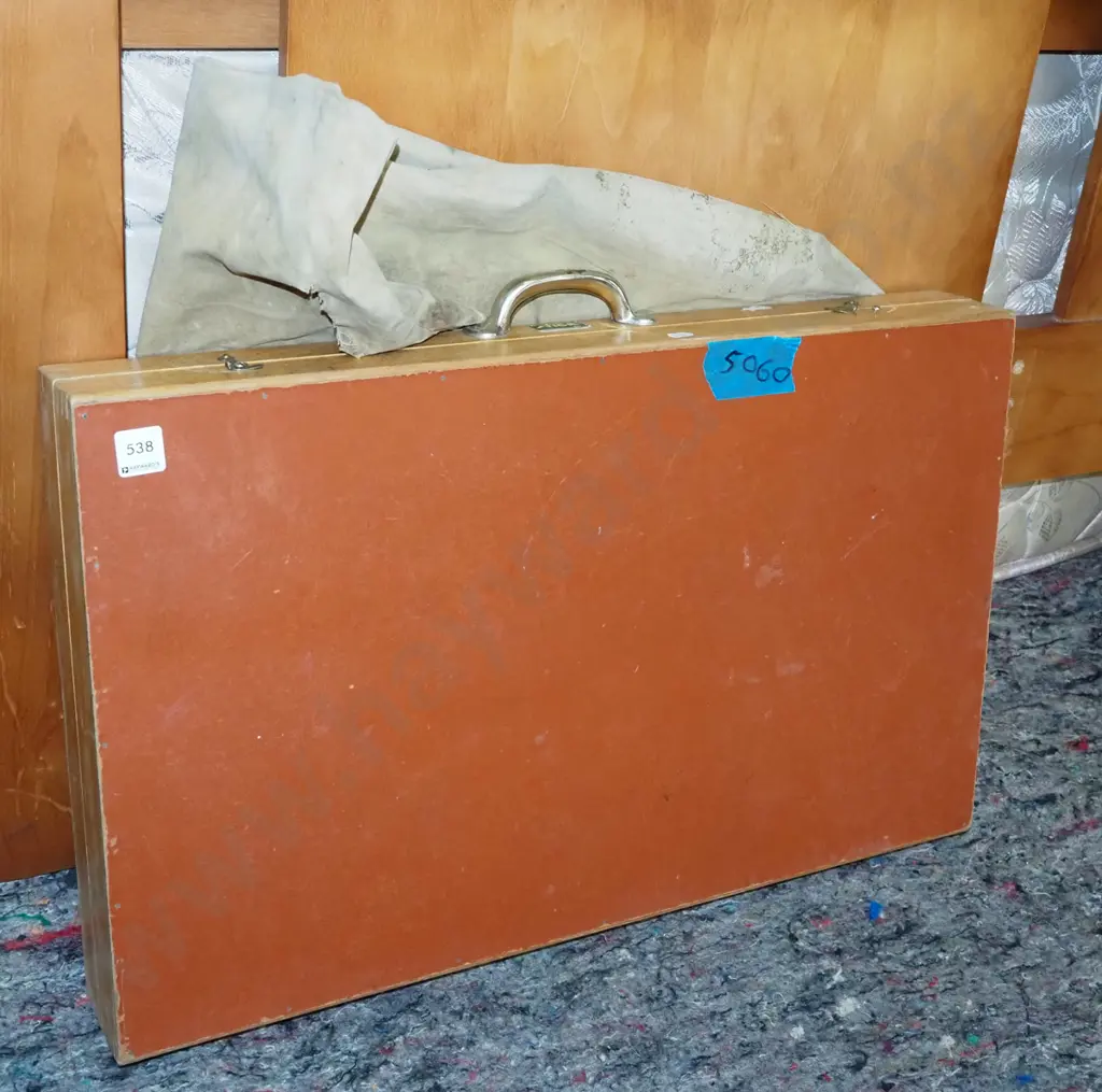 Swedish wooden pinic table with carry bag Image 1++