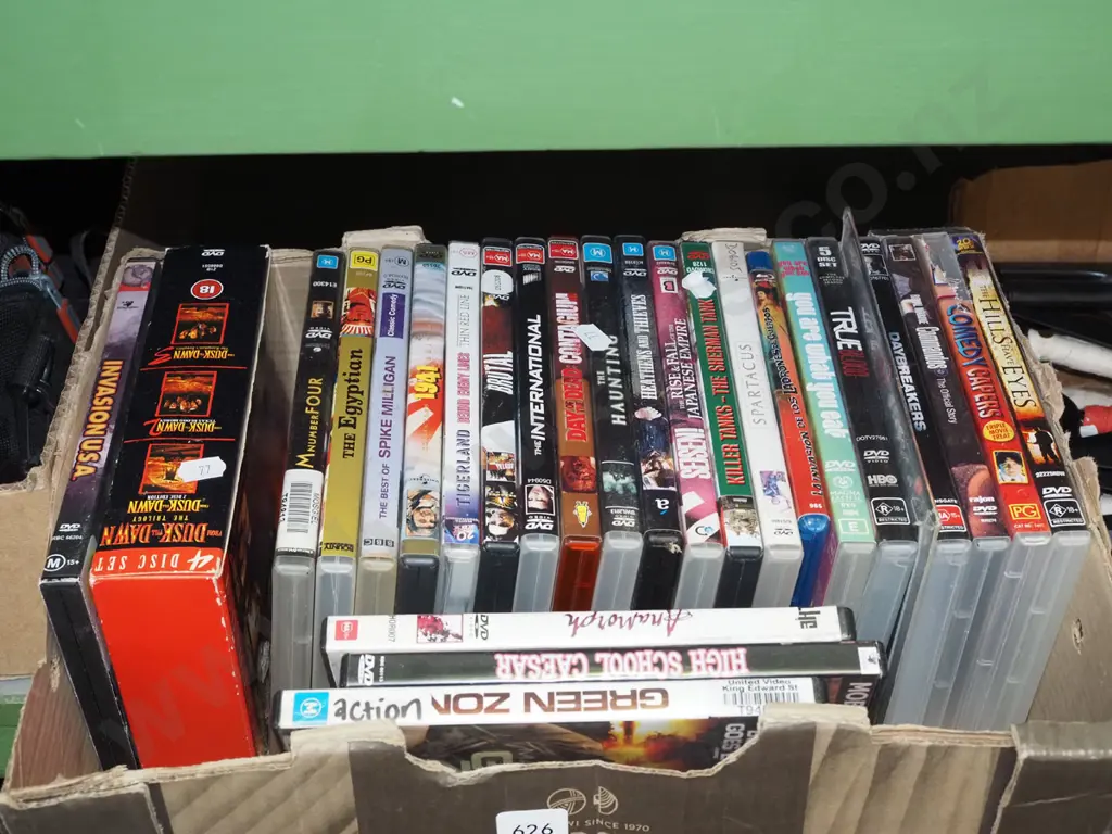 box of DVDs Image 1++