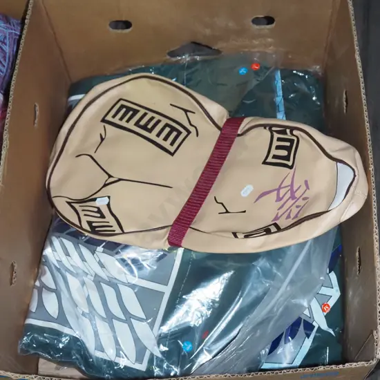 box; anime costumes etc