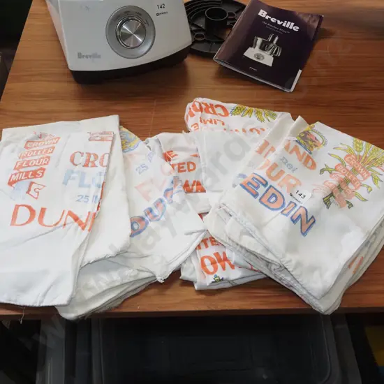 various flour bags