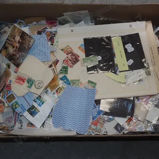 box; stamps