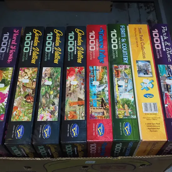box of puzzles