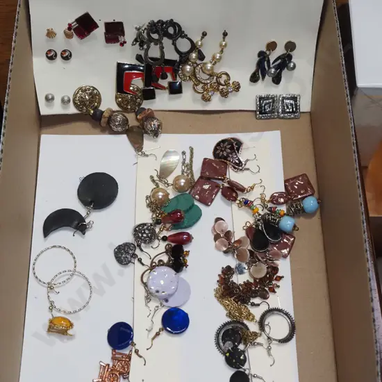 box of costume jewellery
