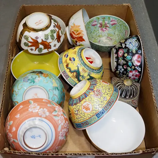 Asian soup bowls