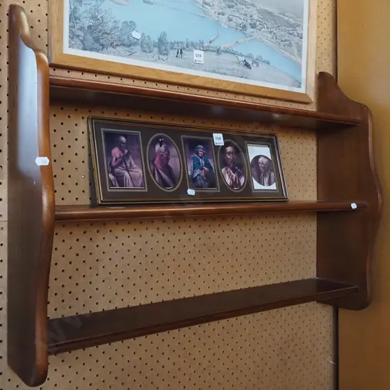 wall mounted book shelf H560 W760