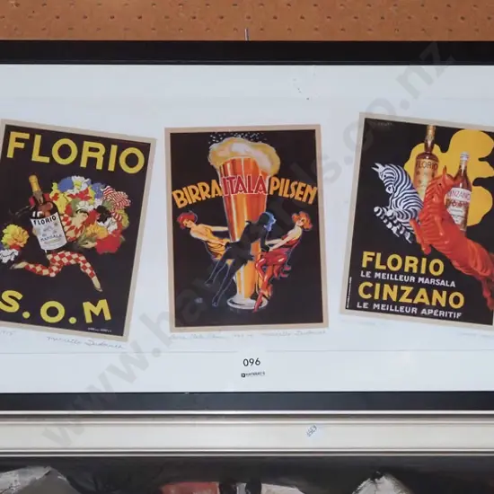 framed reproduction European advertising prints