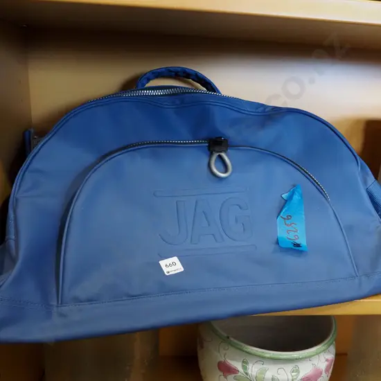 blue holdall