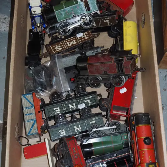 vintage Hornby locomotives, rolling stock