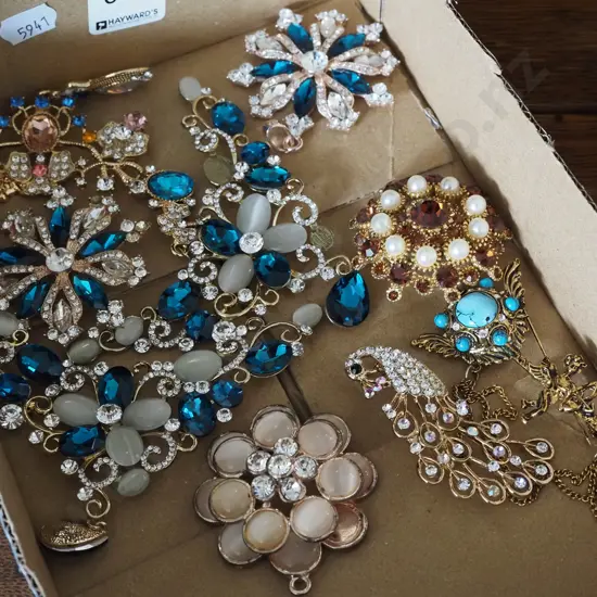 box of costume jewellery
