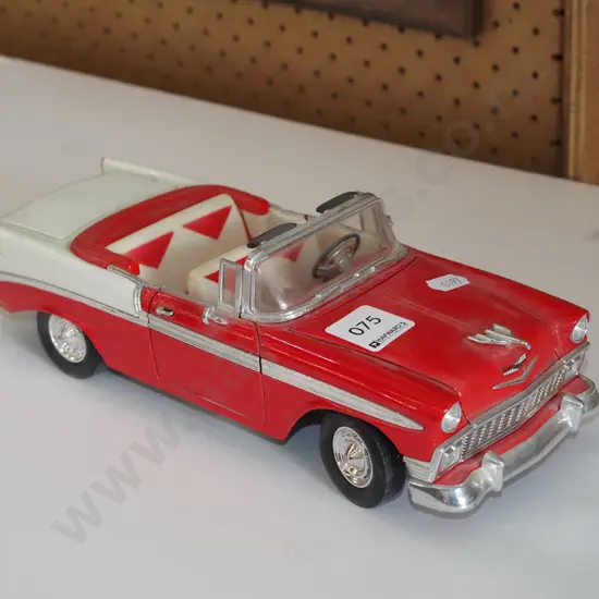 diecast scale model of 1956 Chevrolet