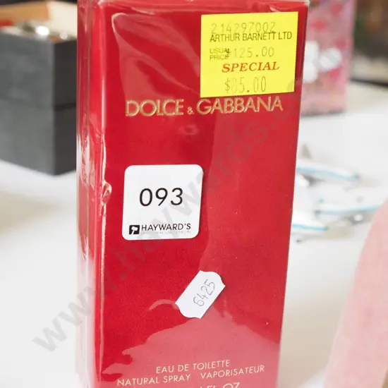 boxed Dolce and Gabbana eau de toilette 50ml