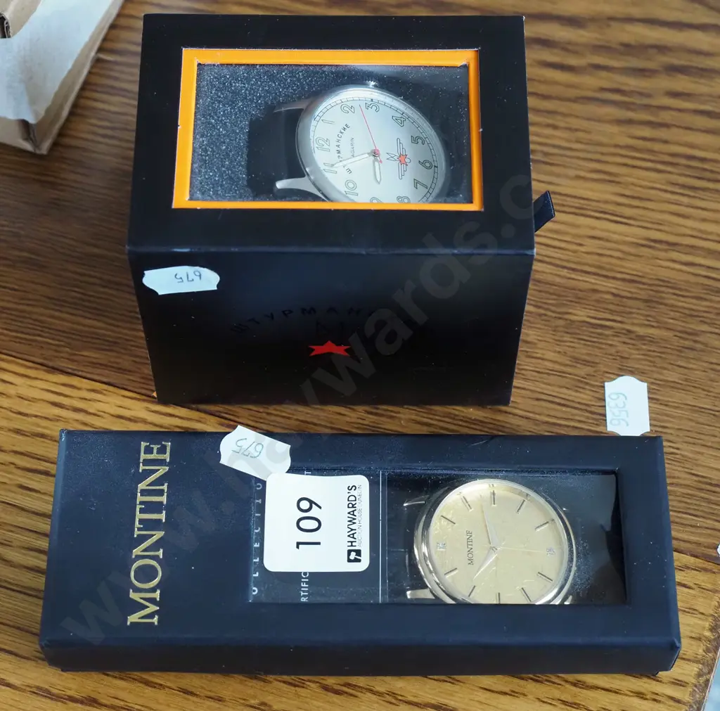 2x boxed wristwatches Image 1++