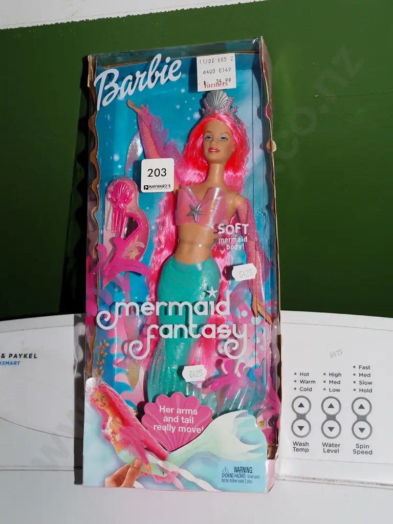 boxed Barbie Mermaid Fantasy doll - damage to box Image 1++