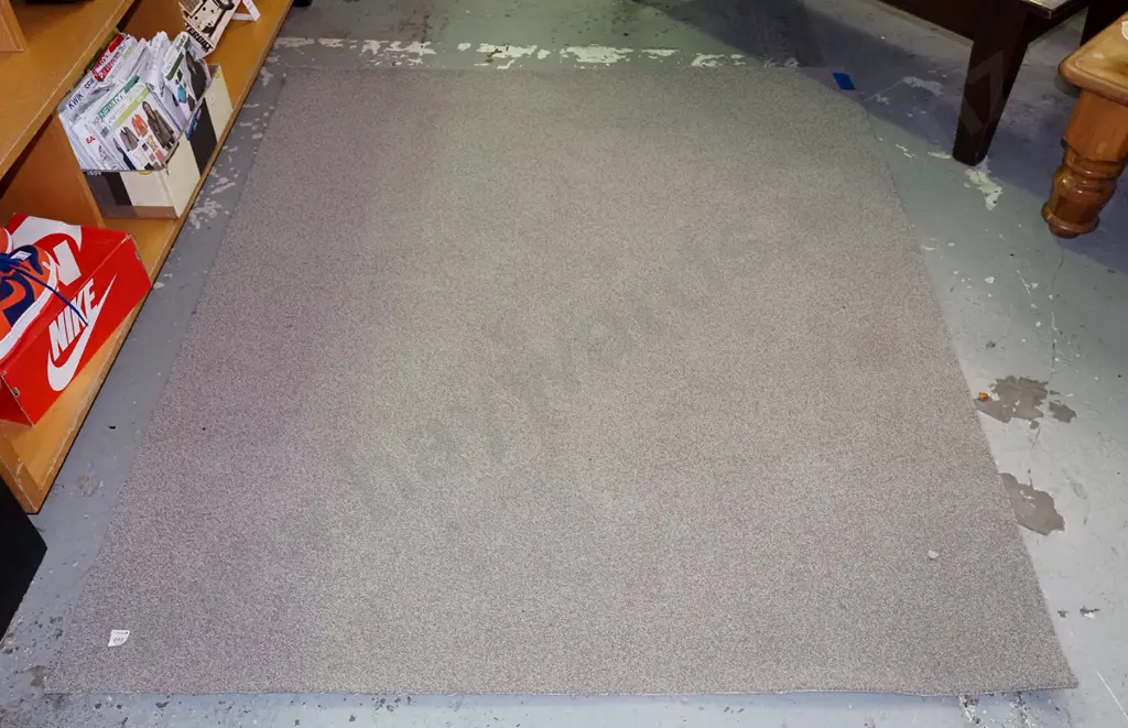 piece of unedged fawn carpet Approx L1680 W1440 Image 1++