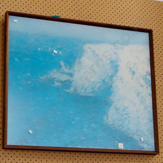 framed print - coastal scene