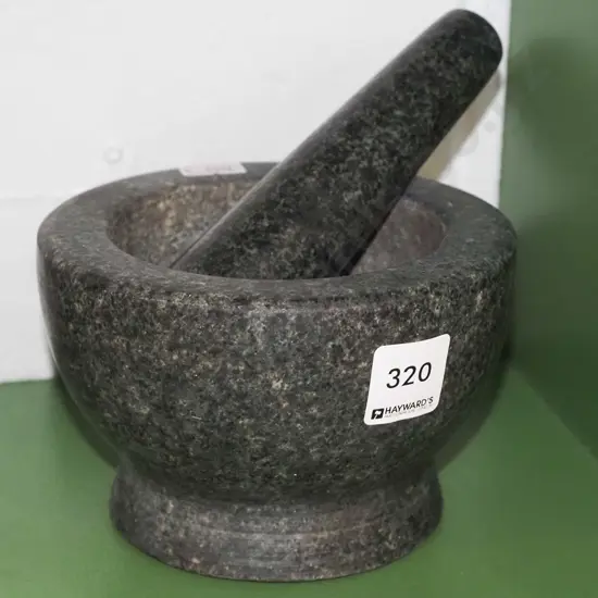 stone mortar and pestle