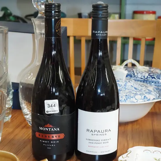 2x bottles of pinot noir - Montana Reserve 2021, Rapaura Springs 2016