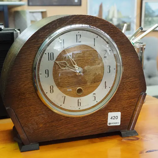deco mantle clock